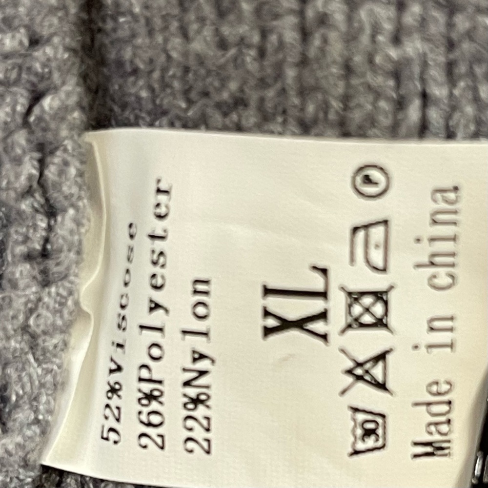 Bargain Cable Gray Turtleneck Sweater Dress - Picture 8 of 8